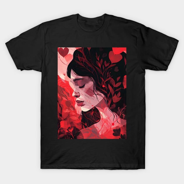 Discover True Romance: Art, Creativity and Connections for Valentine's Day and Lovers' Day T-Shirt by insaneLEDP